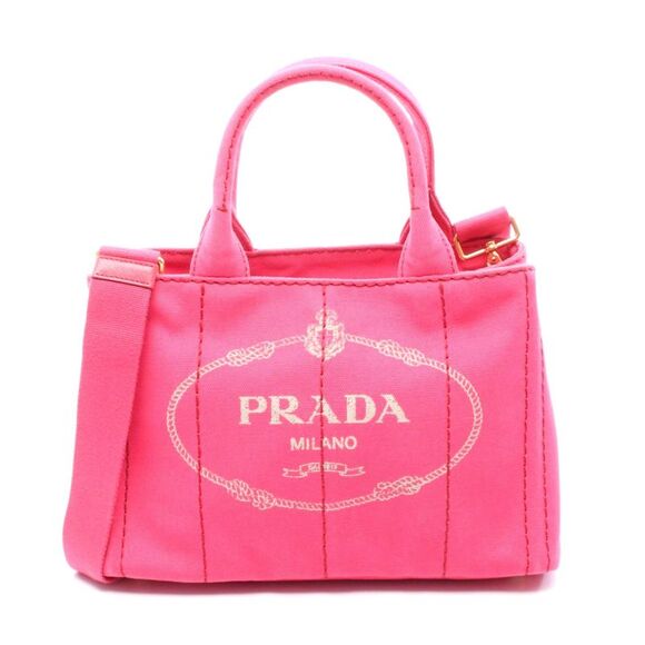 Prada Canapa Canvas Tote Bag - Picture 1 of 10